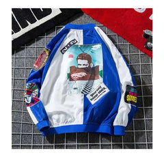 NYC II Bomber Zipper Jacket for Men White / M