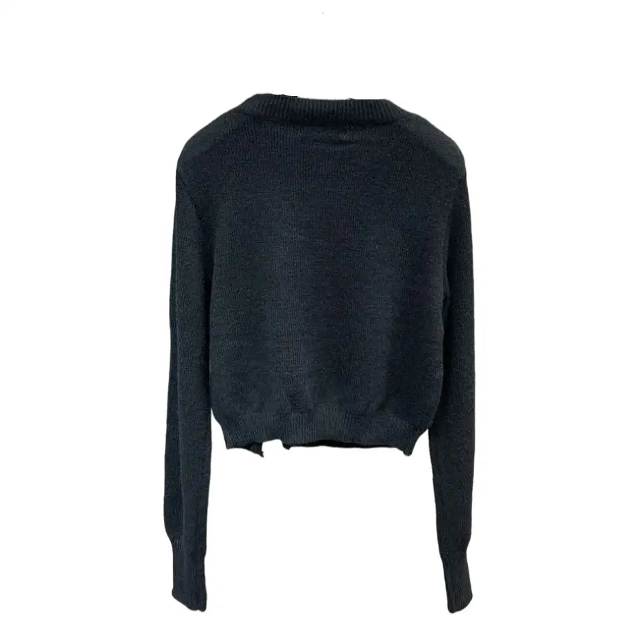 O-Neck Knit Long Sleeve Sweater