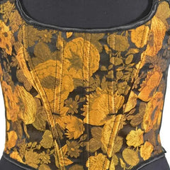 Off Shoulder Sunflower Corset