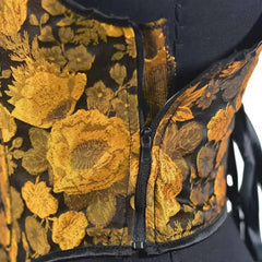 Off Shoulder Sunflower Corset