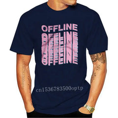 Offline Vaporwave Tumblr Men T-Shirt Retro Palm Sunset
