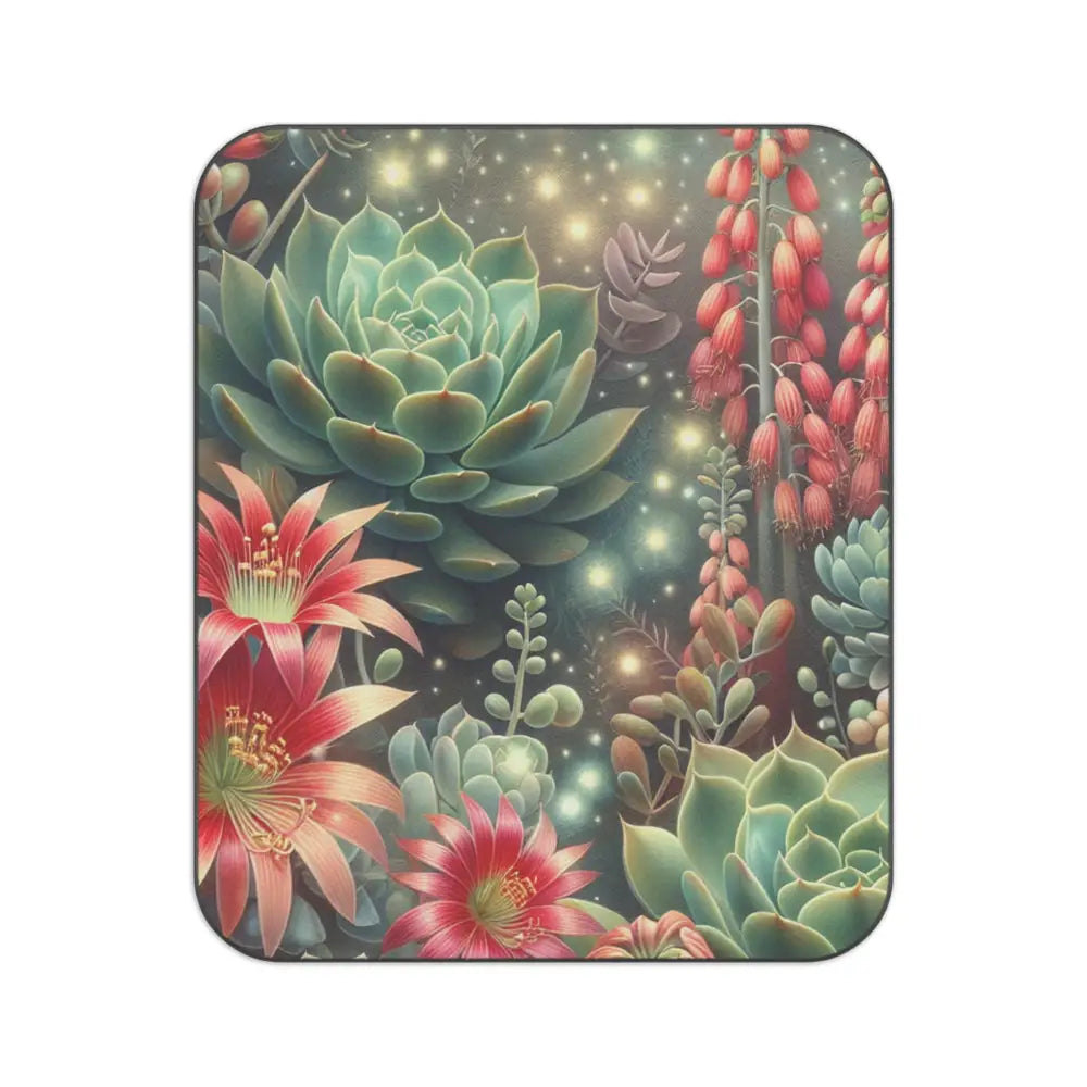 Oliver Winslow - Flowers & Succulents Picnic Blanket
