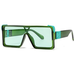 One Piece Square Sunglasses