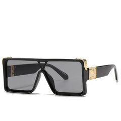One Piece Square Sunglasses UV400 Gradient Lenses
