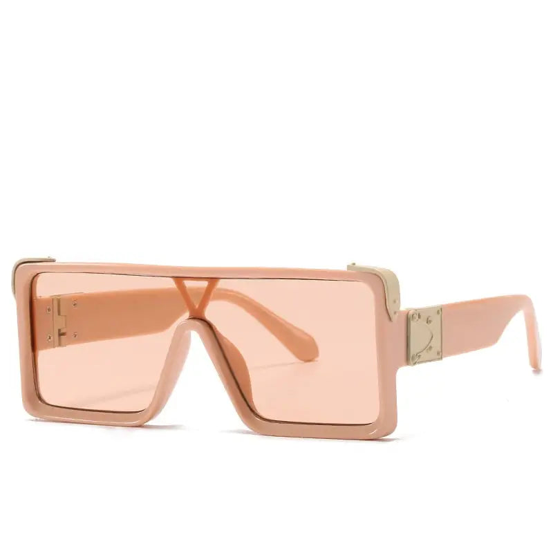 One Piece Square Sunglasses UV400 Gradient Lenses