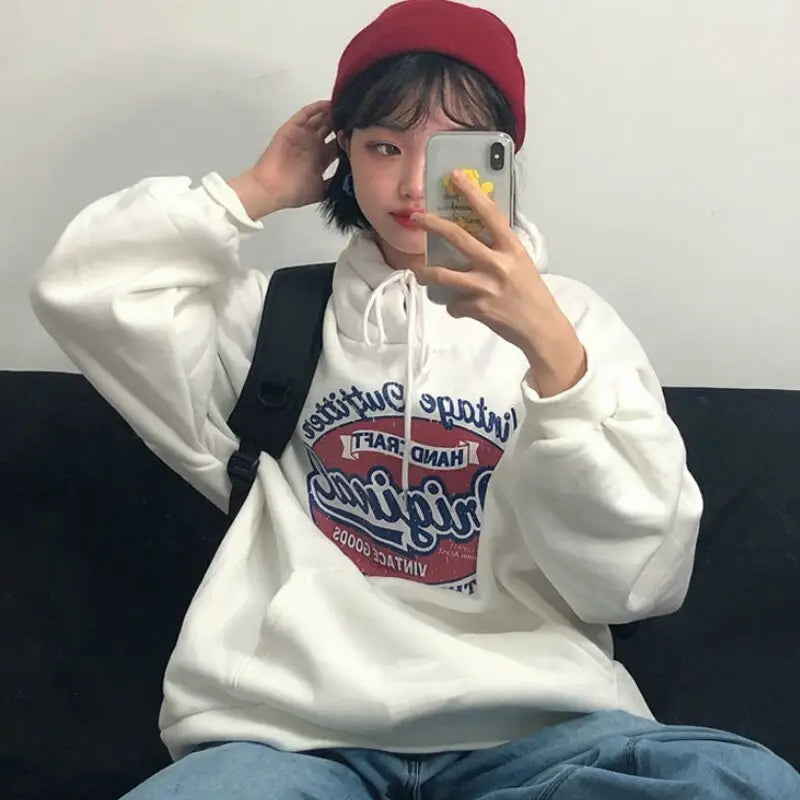 Original Korean Style Loose Hoodie