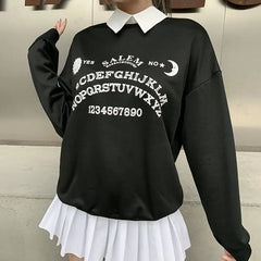 OUIJA Salem Grunge Gothic Sweatshirt