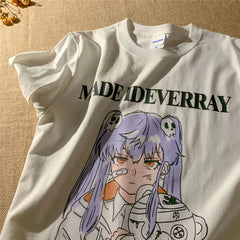 Oversize Made Ideverray Anime T Shirt for Everyday Wear