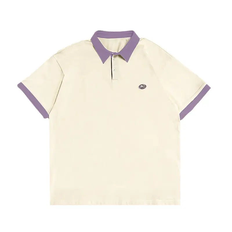 Oversize Short-Sleeved Polo Shirt