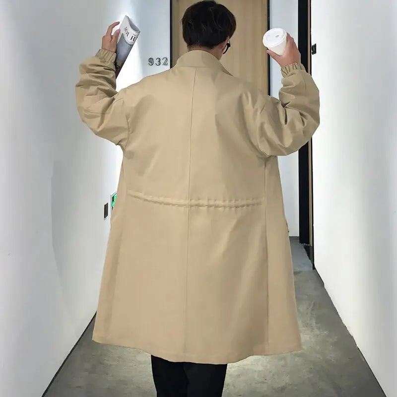 Oversize Solid Color Korean Style Coat