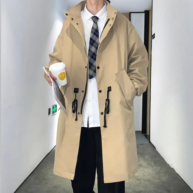 Oversize Solid Color Korean Style Coat