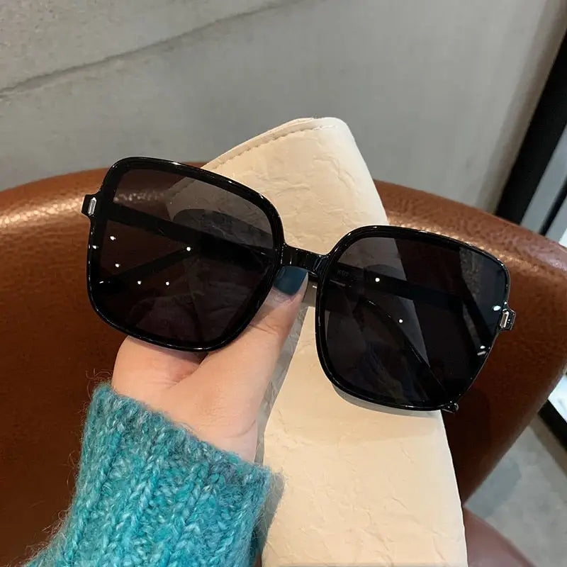Oversize Square Sunglasses Acrylic Lenses Plastic Frame