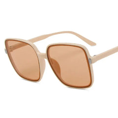 Oversize Square Sunglasses Acrylic Lenses Plastic Frame