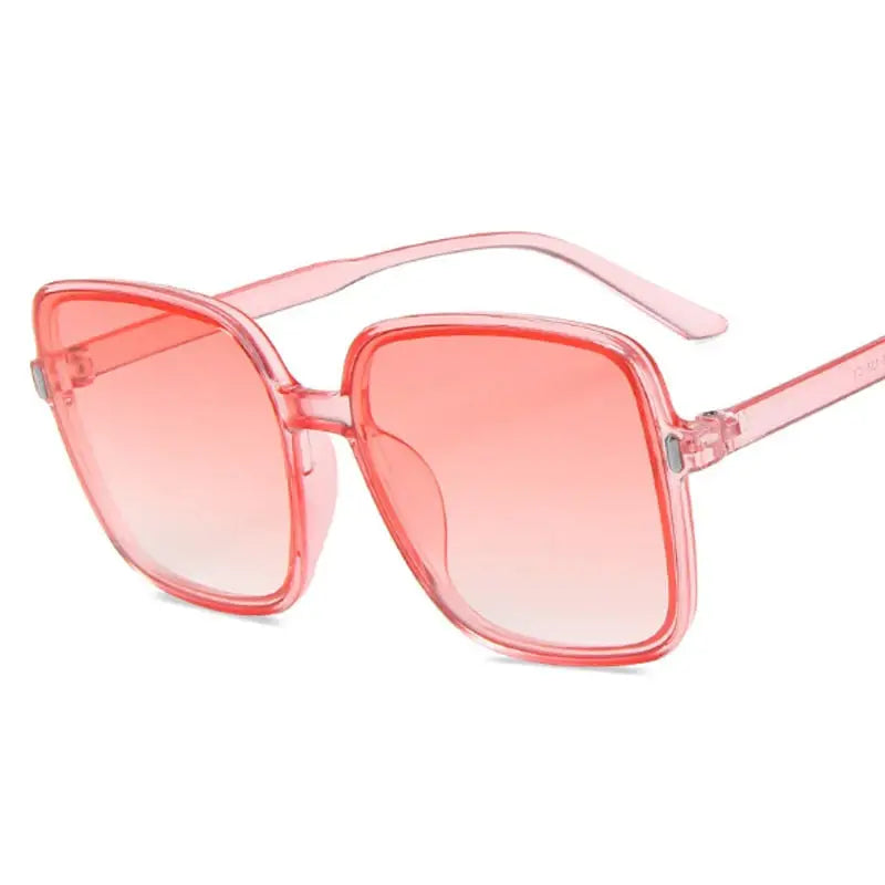 Oversize Square Sunglasses Acrylic Lenses Plastic Frame