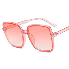 Oversize Square Sunglasses Acrylic Lenses Plastic Frame