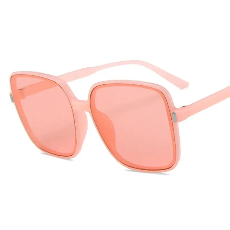Oversize Square Sunglasses Acrylic Lenses Plastic Frame