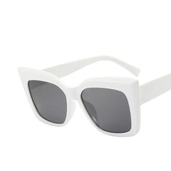 Oversized Cat Eye Sunglasses UV400 Plastic Frame