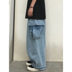 Oversized Flap Pocket Baggy Cargo Pants