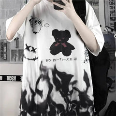 Oversized Japanese Harajuku Bear T-Shirt