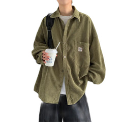 Oversized Korean Style Long Sleeve Shirt