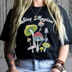 Oversized Magic Mushroom Short Sleeve T Shirt