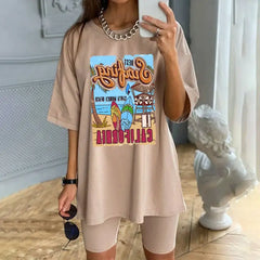 Oversized Magic Mushroom Short Sleeve T Shirt