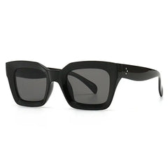 Oversized Retro Square Sunglasses for Men and Women Black