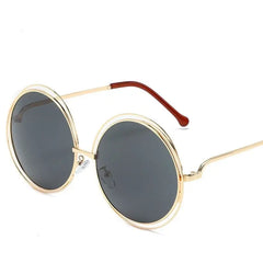 Oversized Round Sunglasses UV400 Polycarbonate Frame