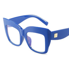 Oversized Square Frame Clear Glasses for Everyday Style