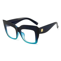 Oversized Square Frame Clear Glasses for Everyday Style