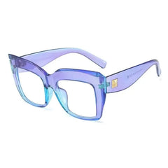 Oversized Square Frame Clear Glasses for Everyday Style