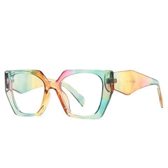 Oversized Square Glasses - Multicolor