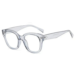 Oversized Square Leopard Glasses for Everyday Wear Gray