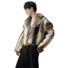 Oversized Thick Warm Reversible Faux Fluffy Jacket