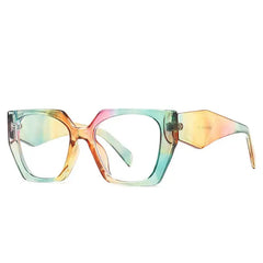 Oversized Vintage Square Glasses for Retro Style Multicolor