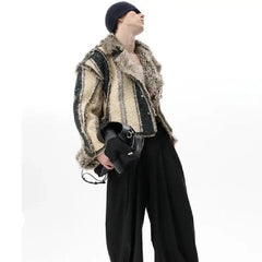 Oversized Warm Reversible Faux Fluffy Jacket