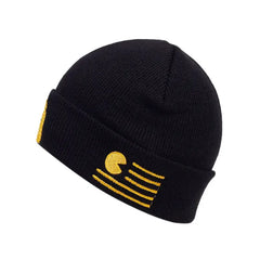 Pac-Man Knitted Winter Cute Beanie Hat Unisex Cotton Black