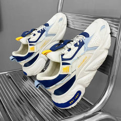 Painting Thick Bottom Slip Sneakers Non Euro Size Beige