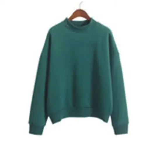 Pastel Color Simple Casual Sweatshirt for Everyday Wear