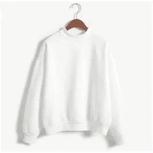 Pastel Color Simple Casual Sweatshirt for Everyday Wear