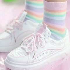 Pastel Rainbow Socks