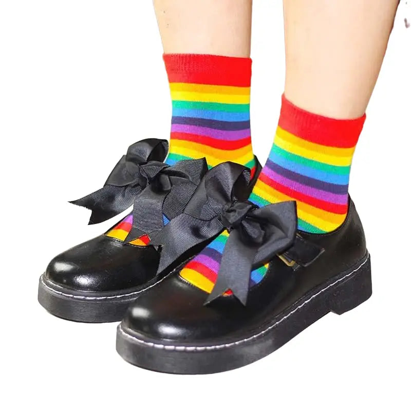 Pastel Rainbow Socks