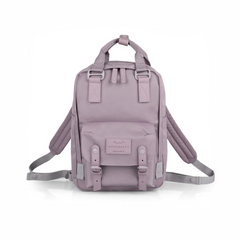 Pastel Solid Color Computer Backpack - Crimson Purple. / One