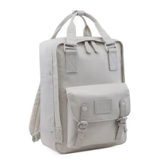 Pastel Solid Color Computer Backpack with Waterproof Design