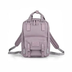 Pastel Solid Color Computer Backpack with Waterproof Design
