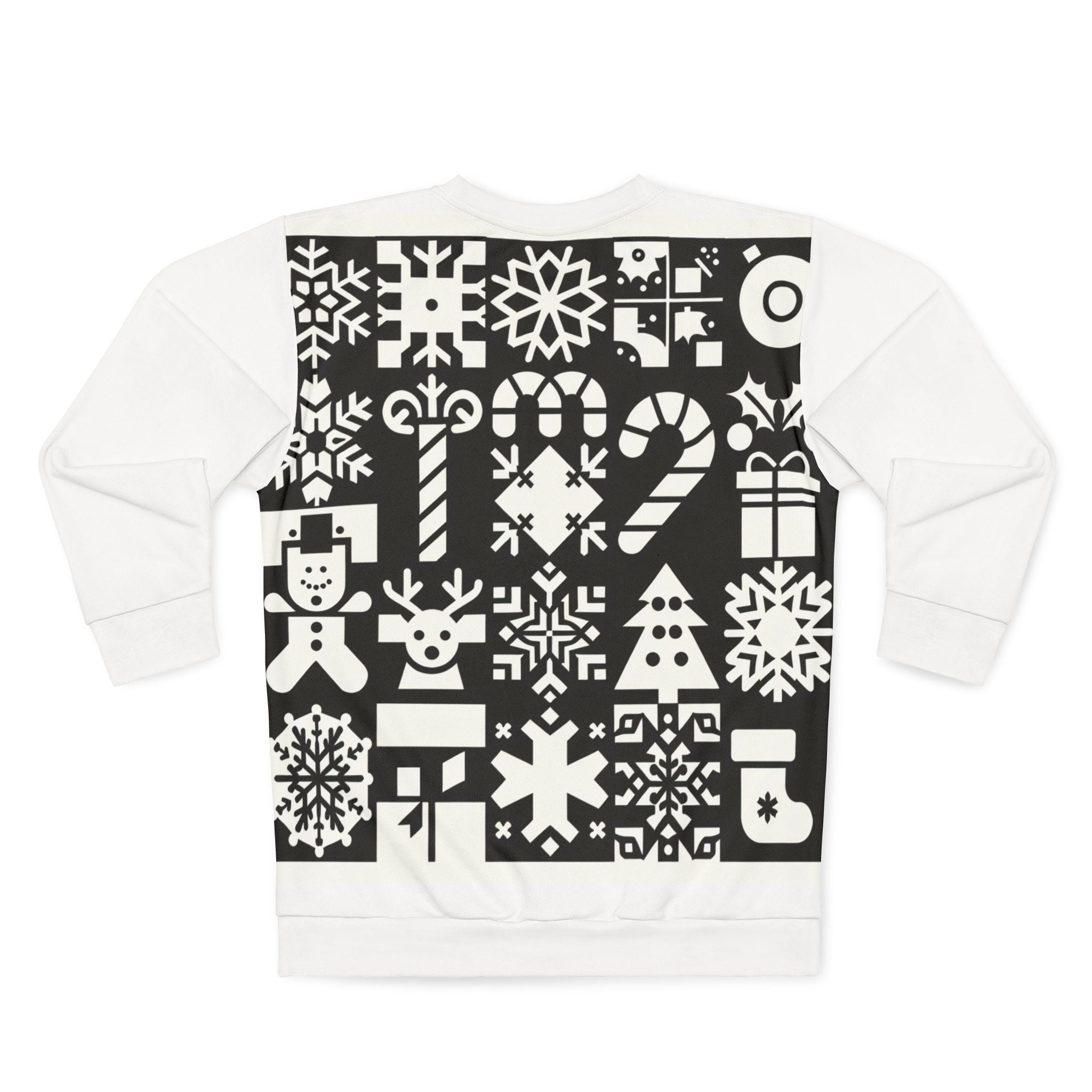Patchwork Christmas Sweatshirt Festive Wonderland Style