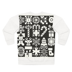 Patchwork Christmas Sweatshirt Festive Wonderland Style