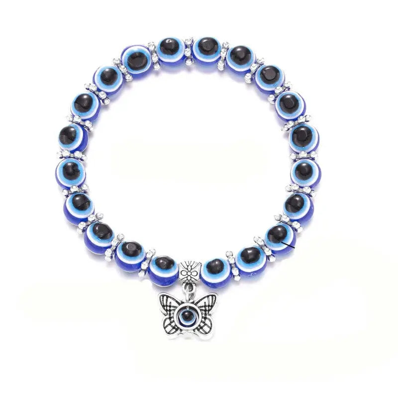 Pendant Blue Evil Eye Bracelet for Protection