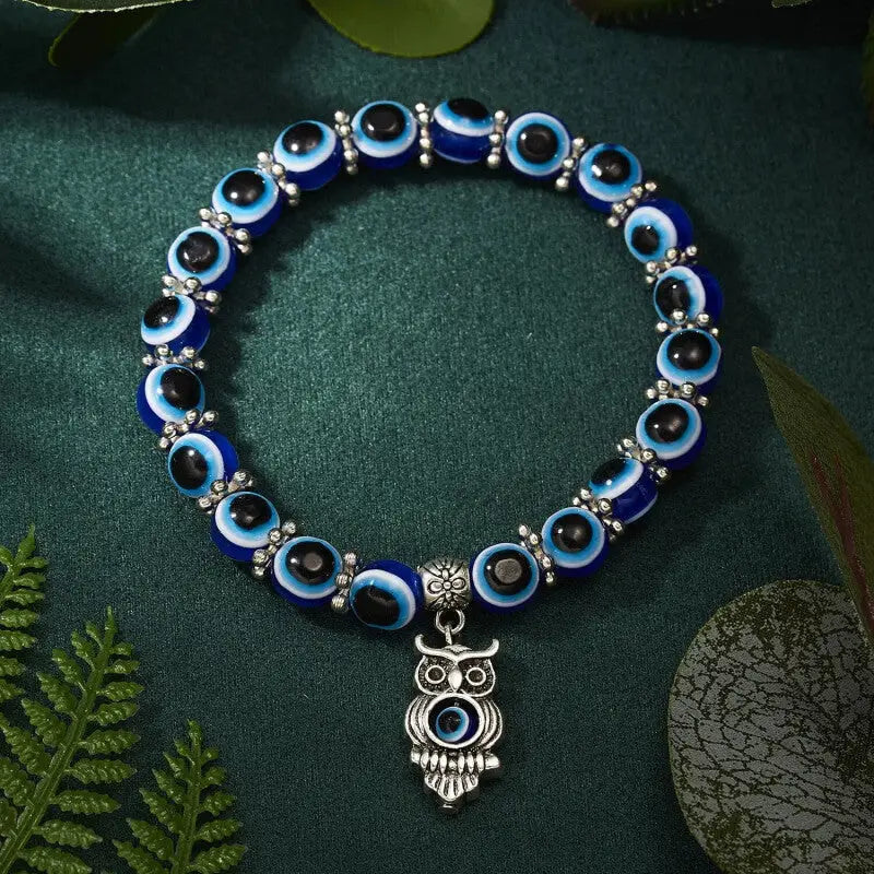 Pendant Blue Evil Eye Bracelet for Protection