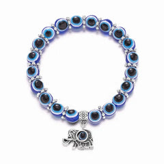 Pendant Blue Evil Eye Bracelet for Protection Elephant 0.8